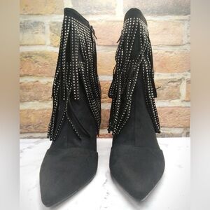 Azalea Wang Profile Black Boots Sz 10